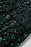 Sequin Open-Front Blazer