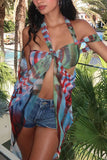 Tie-Front Off-Shoulder Blouse