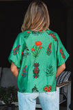 Floral Print Relaxed Fit Blouse