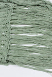 Crochet Fringe Cover-Up Dress