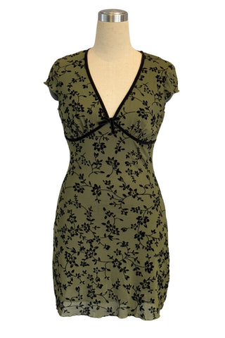 Floral V-Neck Mini Dress