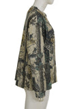 Camouflage Print Long Sleeve Top