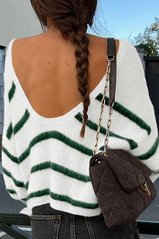 Classic Striped Pullover Sweater
