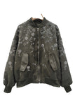 Floral Detail Bomber Jacket