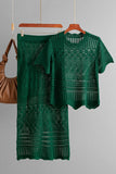 Two-Piece Knitted Skirt Set
