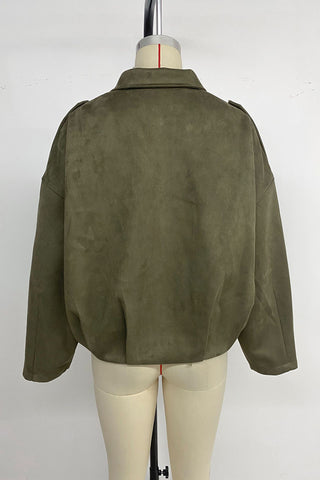 Oversized Snap-Front Jacket