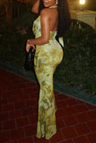 Halter Neck Maxi Dress