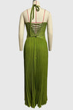 Halter Neck Casual Dress