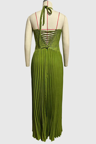 Halter Neck Casual Dress