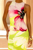 Floral Maxi Casual Dress