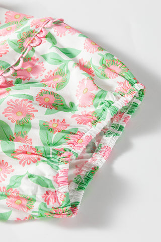 Ruffled Floral Casual Dress