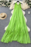 Elegant Maxi Dress with Keyhole Detail