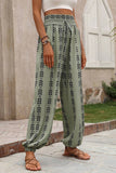 Boho Print Casual Lounge Pants