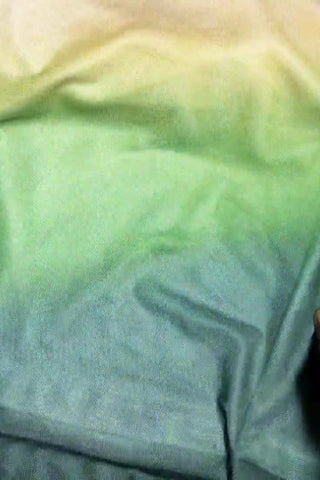 One-Shoulder Ombre Maxi Dress