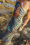 Strappy Open-Back Maxi Casual Dress