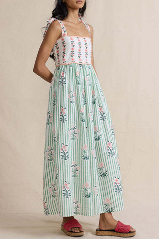 Floral Print Casual Maxi Dress