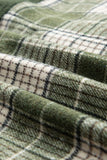 Plaid Corduroy Button-Up Shirt