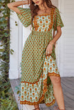 Square Neck Floral Sundress