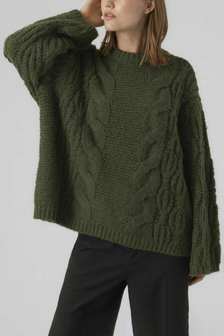 Chunky Cable Knit Sweater