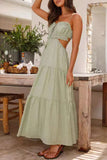 Strappy Cutout Maxi Dress