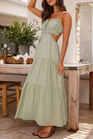 Strappy Cutout Maxi Dress