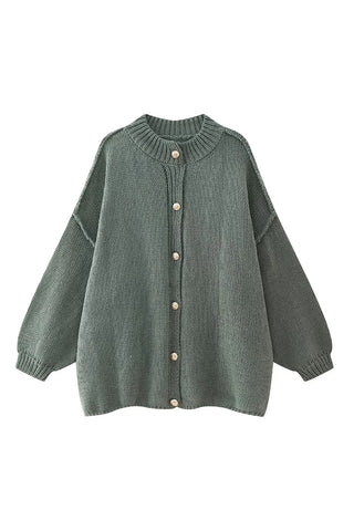Classic Button-Up Cardigan