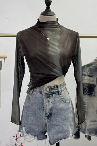 Print Long Sleeve T-Shirt