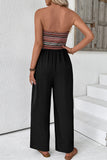 Strapless Wide-Leg Jumpsuit