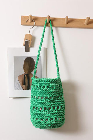 Handwoven Straw Shoulder Bag