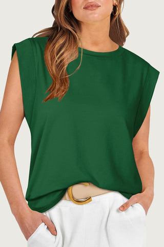 Relaxed Fit Sleeveless Top