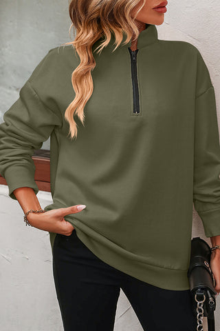 Stylish Quarter-Zip Sweatshirt