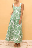 Floral Sleeveless Maxi Dress