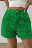 Floral Print High Waist Shorts