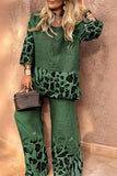 Leopard Print Two-Piece Set