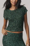 Sequin Embellished T-Shirt