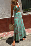 Cutout Maxi Casual Dress
