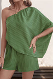 One-Shoulder Casual Romper