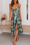 Floral Cutout Midi Sundress