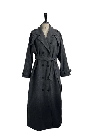 Classic Double-Breasted Trench Coat
