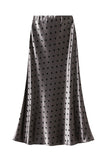 Polka Dot Midi Skirt
