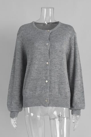 Button-Up Classic Cardigan