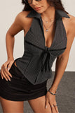 Stylish Pinstripe Tank Top