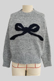 Bow-Pattern Sweater