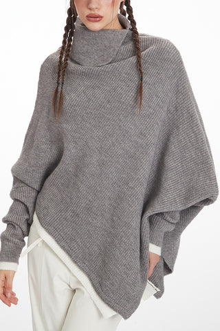 Asymmetric Collared Sweater