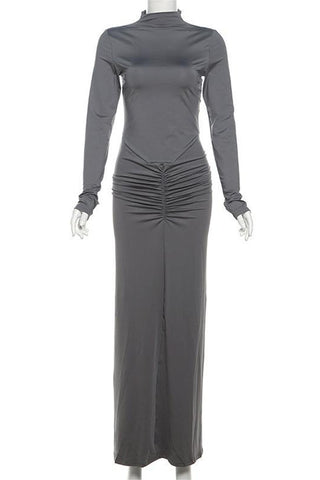 Elegant Ruched Evening Dress