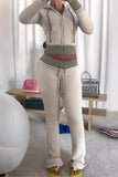 Casual Zip-Up Hoodie and Jogger Set