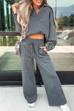 Stylish Wide-Leg Pants Set