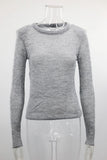 Sheer Long-Sleeve Knit Top