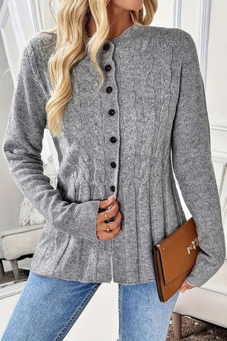 Button-Down Knit Cardigan