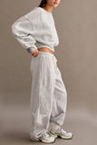 Star-Embellished Casual Pants
